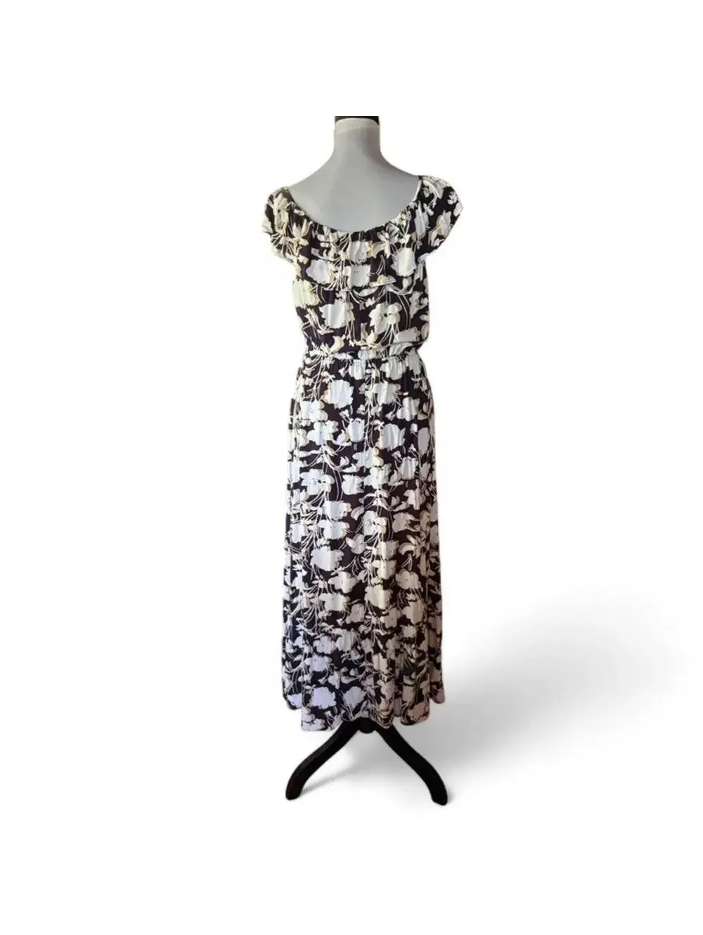 LOFT floral boho maxi dress Size S